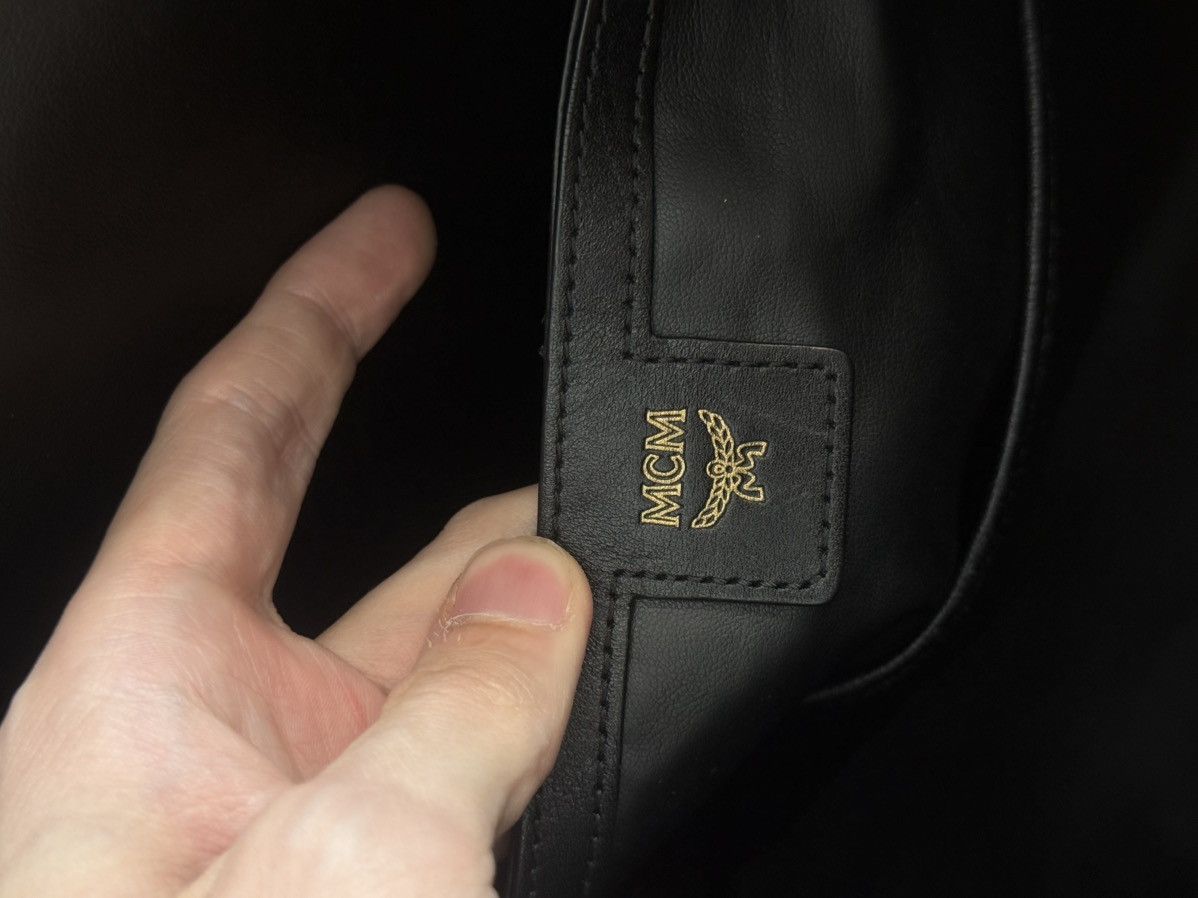 MCM MCM Classic Logo Brown Studs Large Backpack 🧼 Size ONE SIZE - 18 Thumbnail