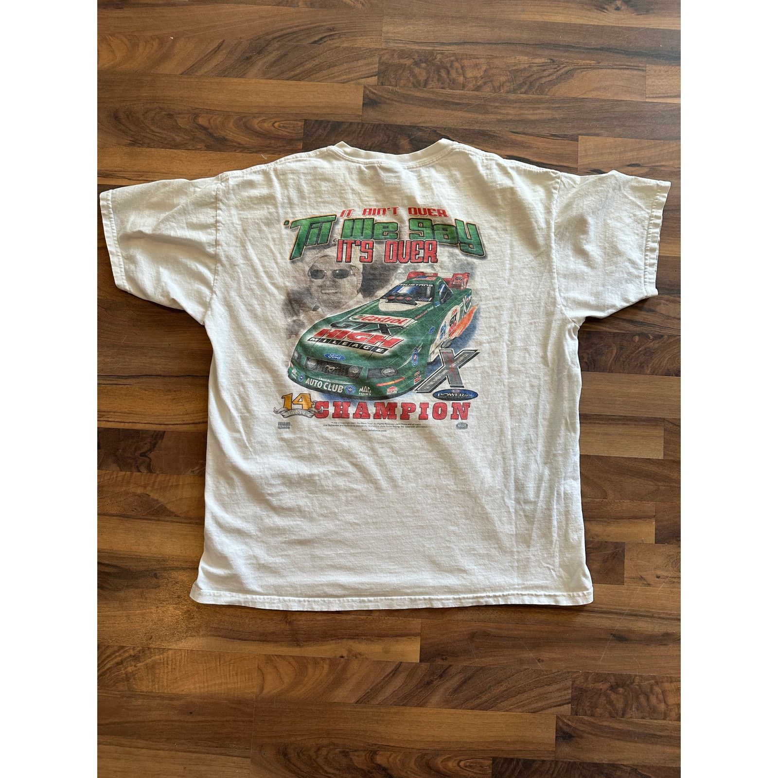 Anvil Vintage John Force it aint over till we say Size US XL / EU 56 / 4 - 3 Thumbnail