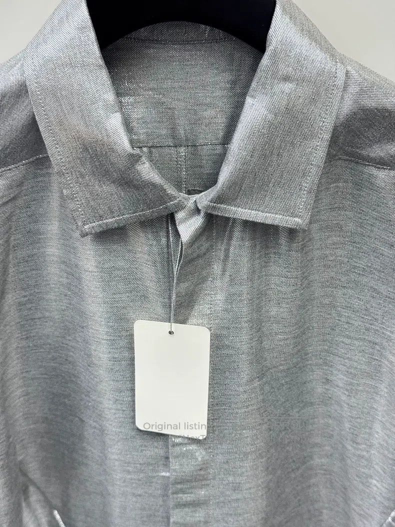 Rick Owens Rick Owens Silver Shiny Jacket Size XS / US 0-2 / IT 36-38 - 5 Thumbnail