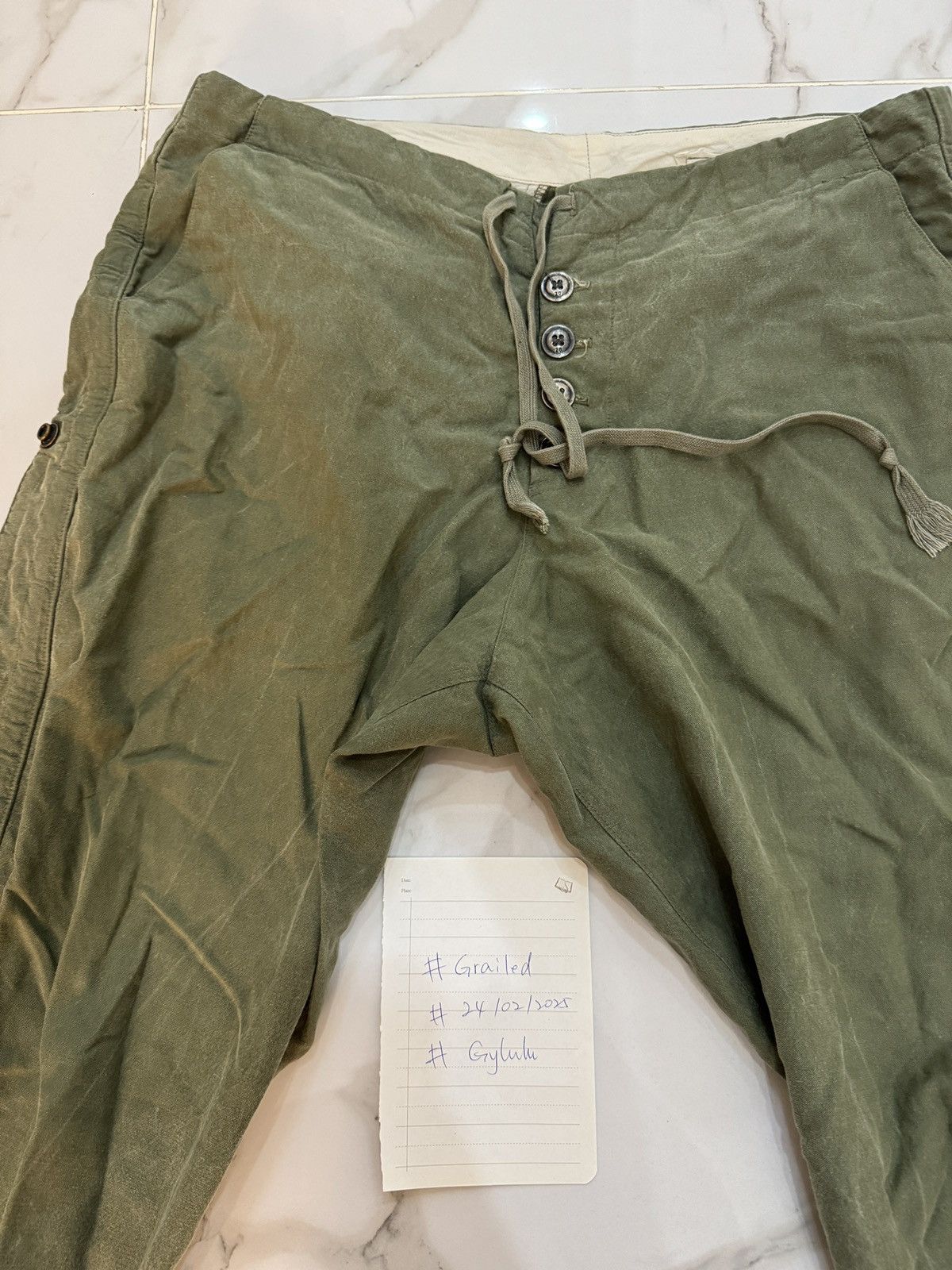 Greg Lauren greg lauren Army Patchwork Trousers Size US 34 / EU 50 - 3 Thumbnail