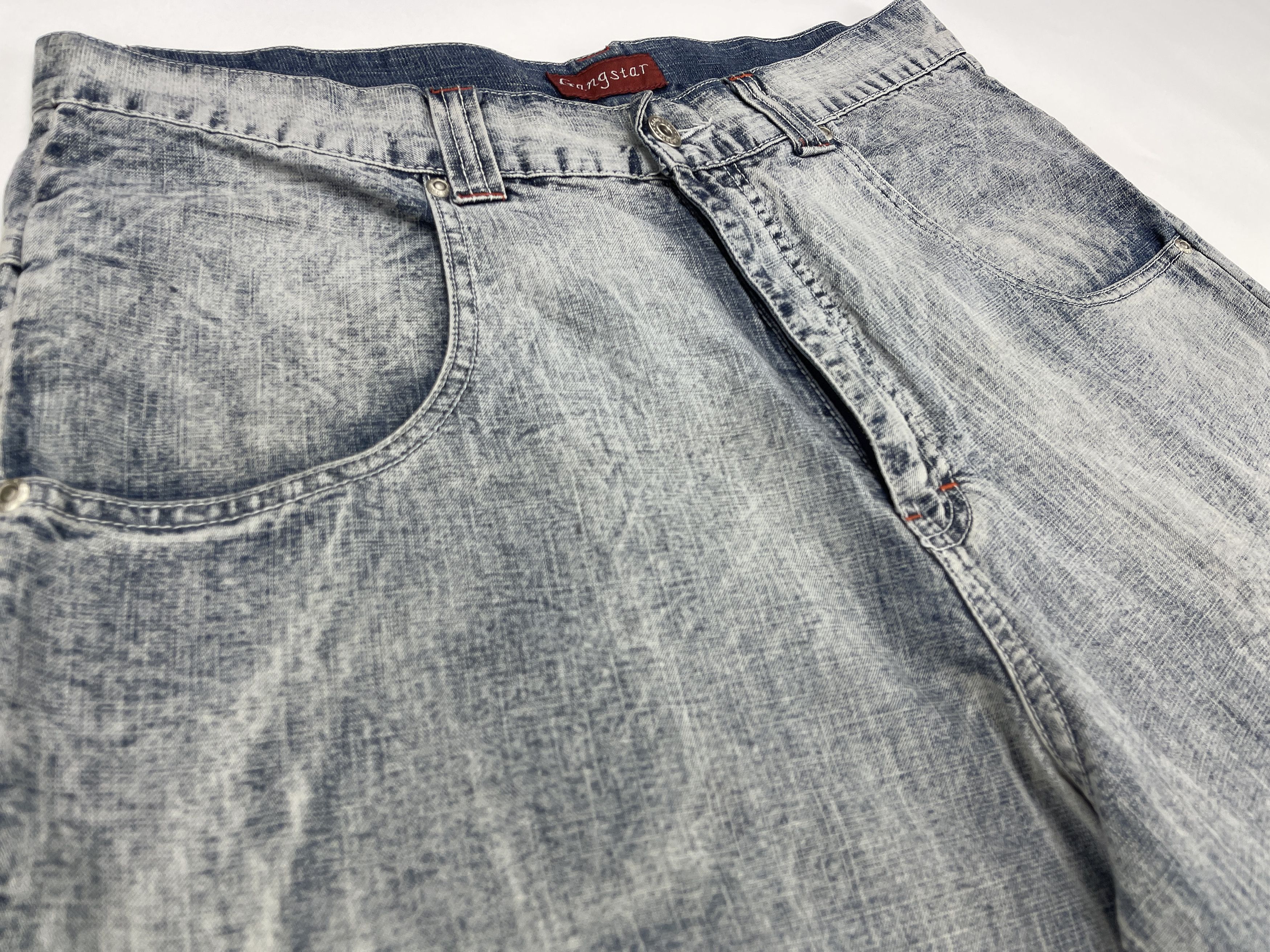 Other Gangstar jeans shorts, vintage baggy denim, 90s hip hop W 34 Size US 34 / EU 50 - 8 Thumbnail