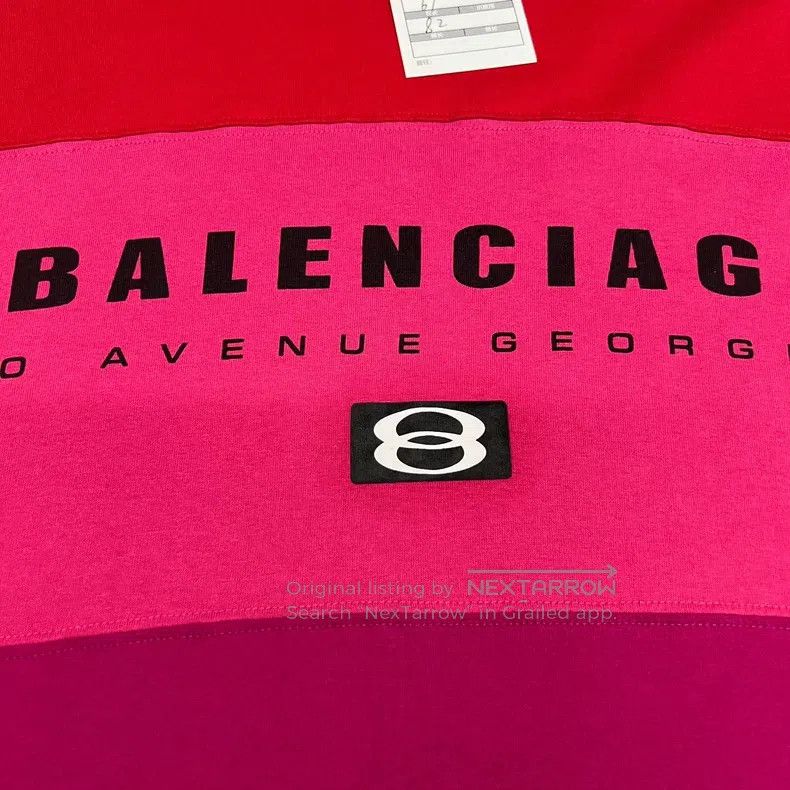 Balenciaga Balenciaga Letter Logo Printed Round Neck Tube Short Sleev Size US S / EU 44-46 / 1 - 3 Thumbnail