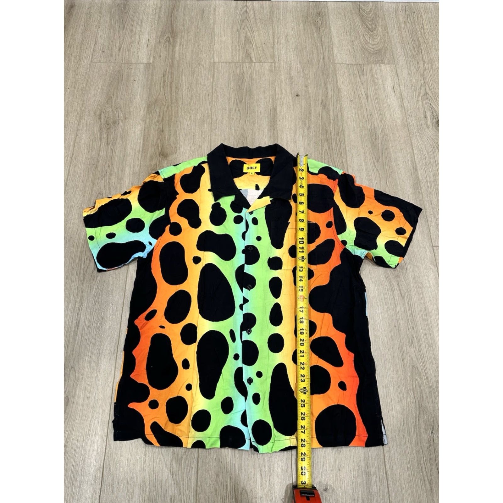 Golf Wang GOLFWANG Button Up Shirt XL Men Multicolor 100% Rayon Short Sleeve Collared Button-Up Size US XL / EU 56 / 4 - 8 Thumbnail