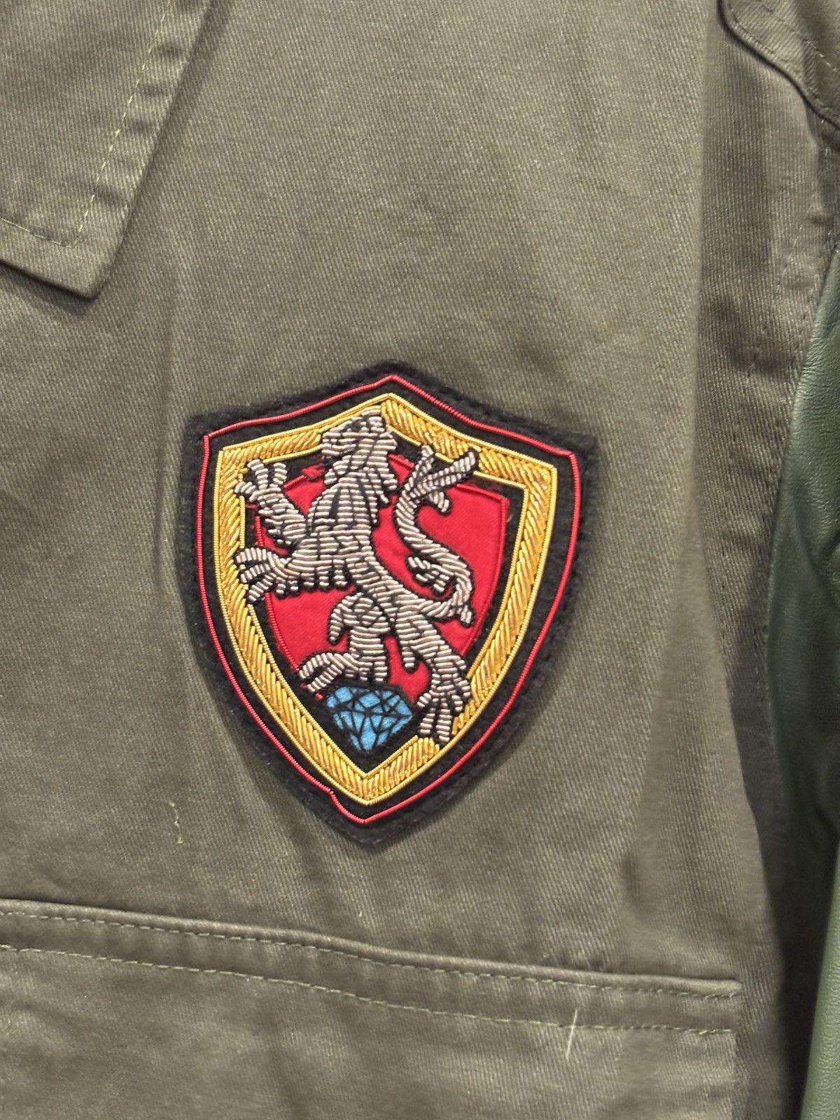 Diamond Supply Co. Diamond Supply Co Cordova Green Military Style Jacket Sz: S Size US S / EU 44-46 / 1 - 2 Thumbnail