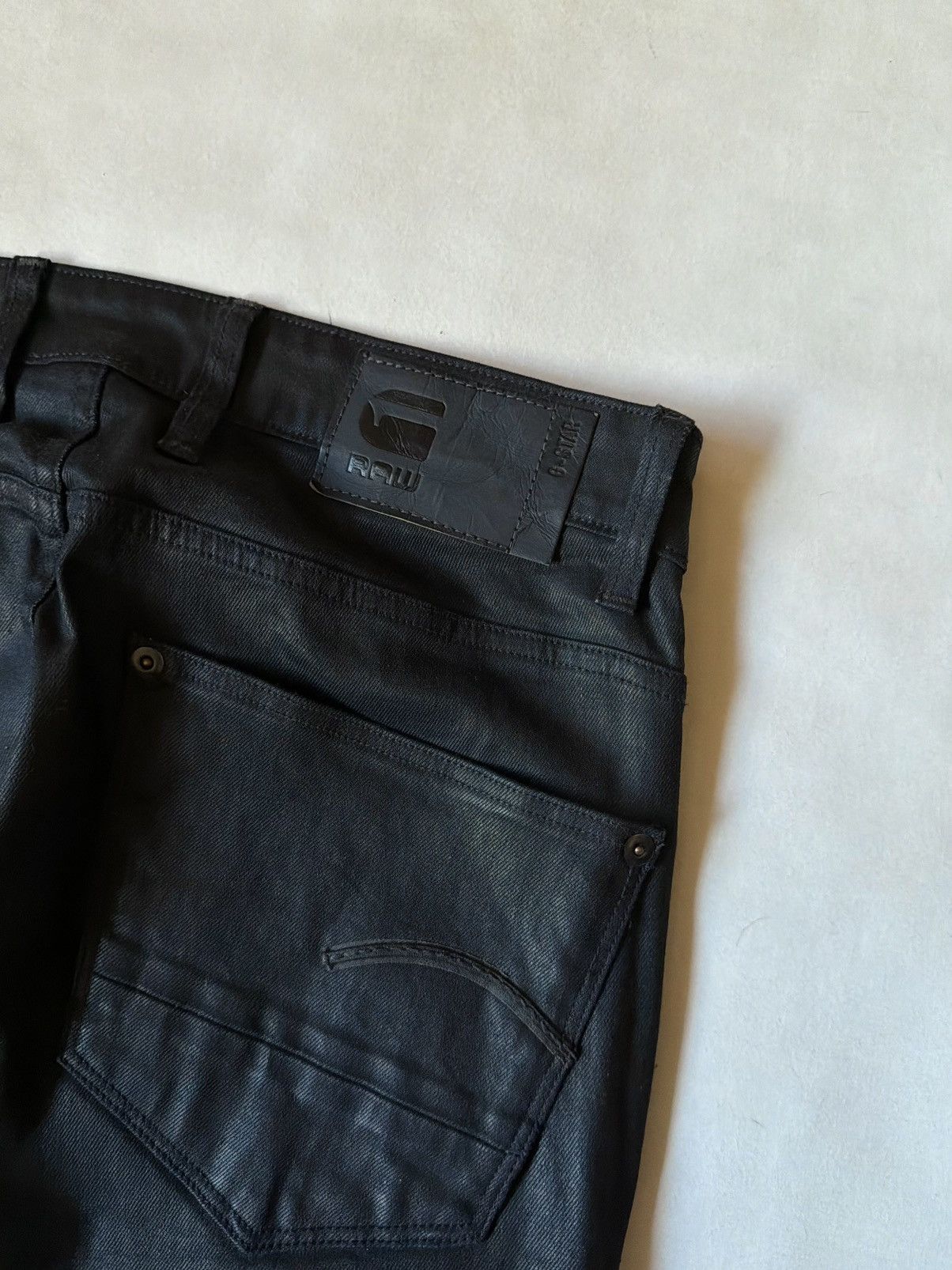 G-Star G-Star Revend Super Slim Waxed Jeans Denim rick owens style Size US 32 / EU 48 - 6 Thumbnail