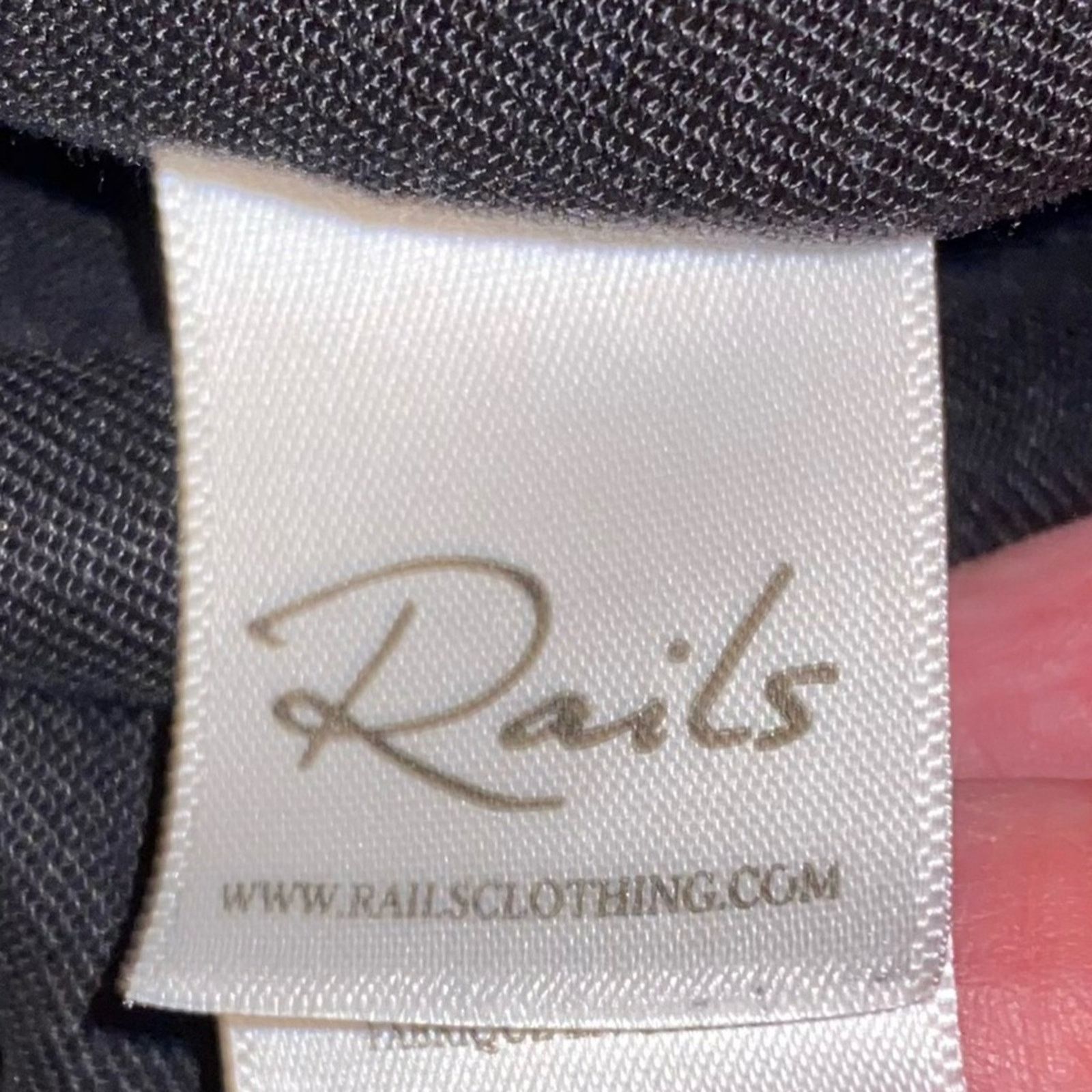 Rails RAILS $189 Nixon Tencel Linen Black Military Style Jacket S Size S / US 4 / IT 40 - 14 Thumbnail