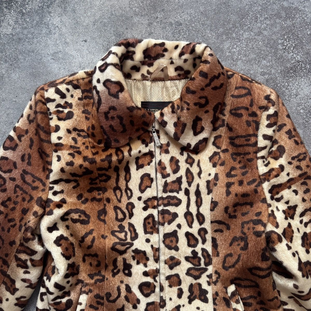 Hysteric Glamour 2000’s Aesthetic Vintage Y2K Leopard Faux Fur Jacket Size M / US 6-8 / IT 42-44 - 5 Thumbnail