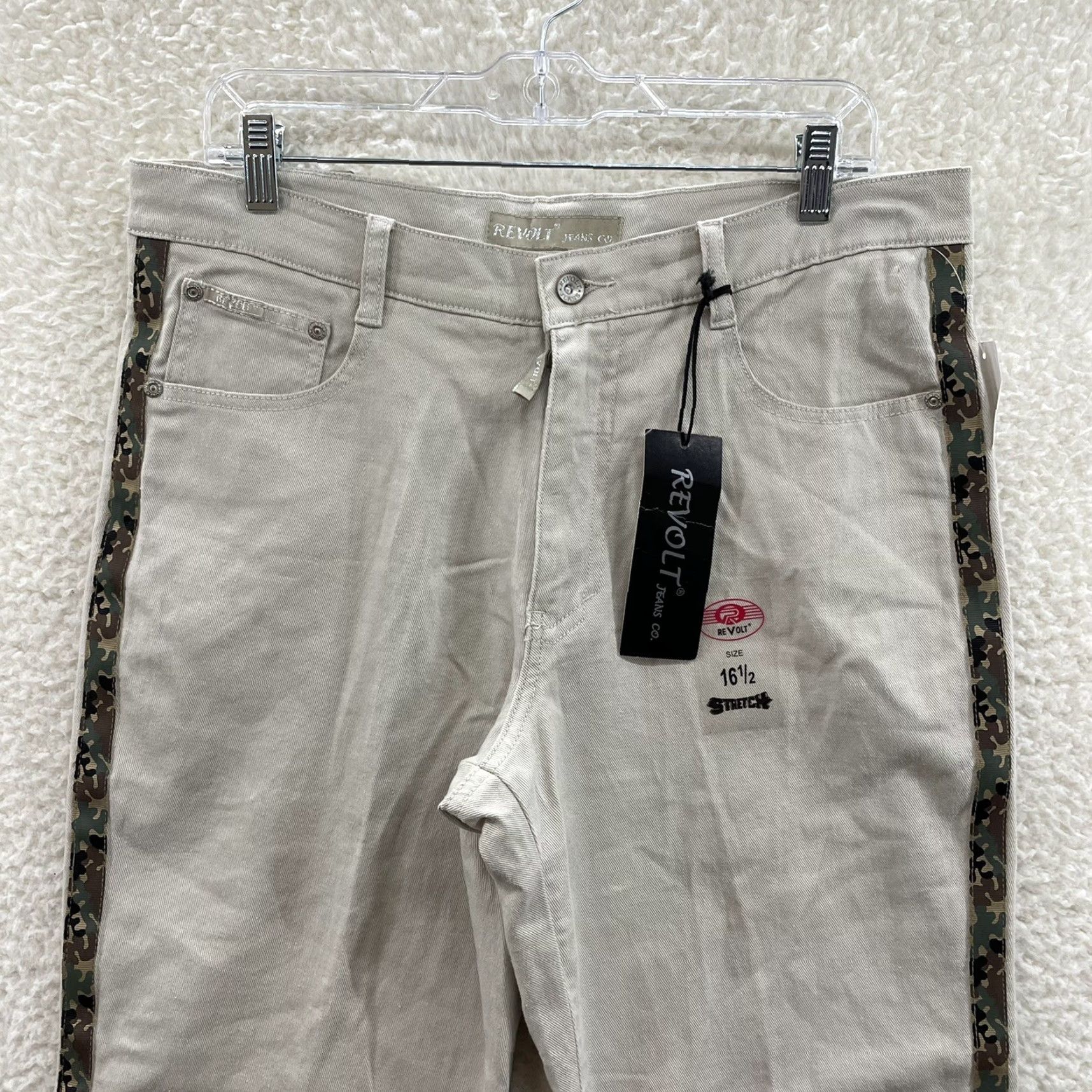 Vintage VINTAGE Revolt Jeans 34 35 Plus Size 16W Camouflage Bootcut Flare Jeans Size 38" / US 16 / IT 52 - 3 Thumbnail