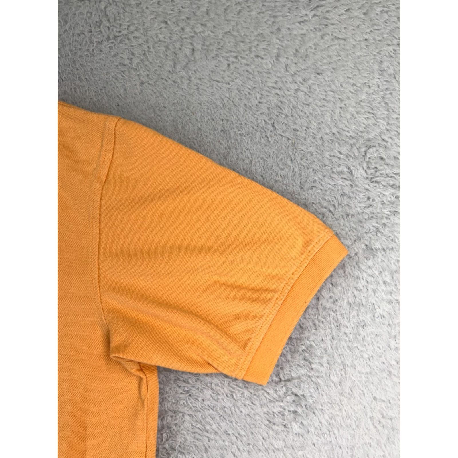 Tommy Hilfiger VINTAGE Tommy Hilfiger Polo Shirt Adult XL Orange 100% Cotton Knit Golf Shirt Mens Polo Modern Sports Size US XL / EU 56 / 4 - 2 Thumbnail
