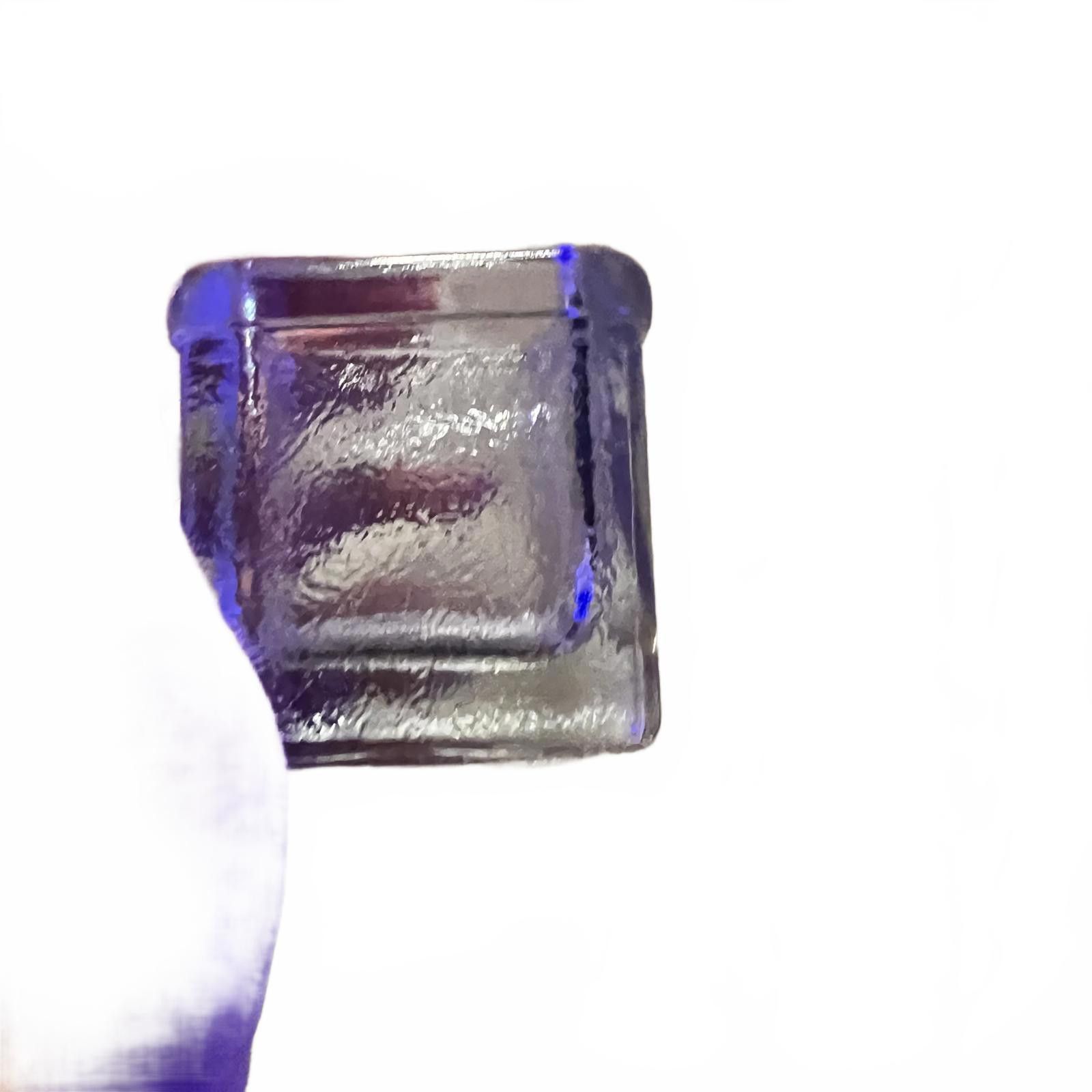 Other Clear Textured Glass Decorative Cube Size ONE SIZE - 3 Thumbnail