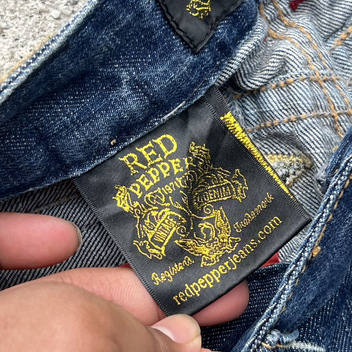 Japanese Brand “REDPEPPER” ACID WASH FLARE JEANS Size 28" / US 6 / IT 42 - 8 Thumbnail