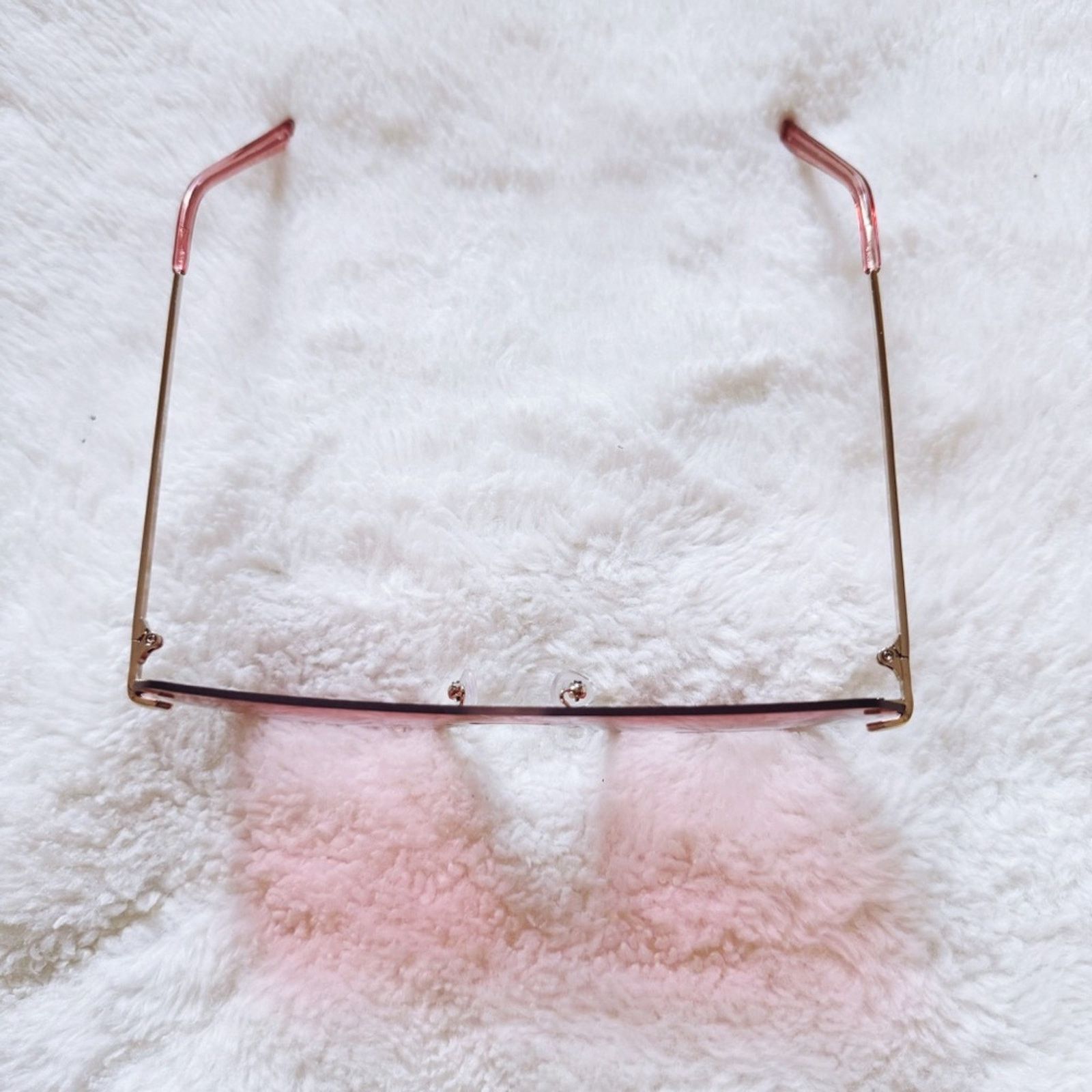 Other Kalia Pink Rimless Sleek Sunglasses Size ONE SIZE - 4 Thumbnail