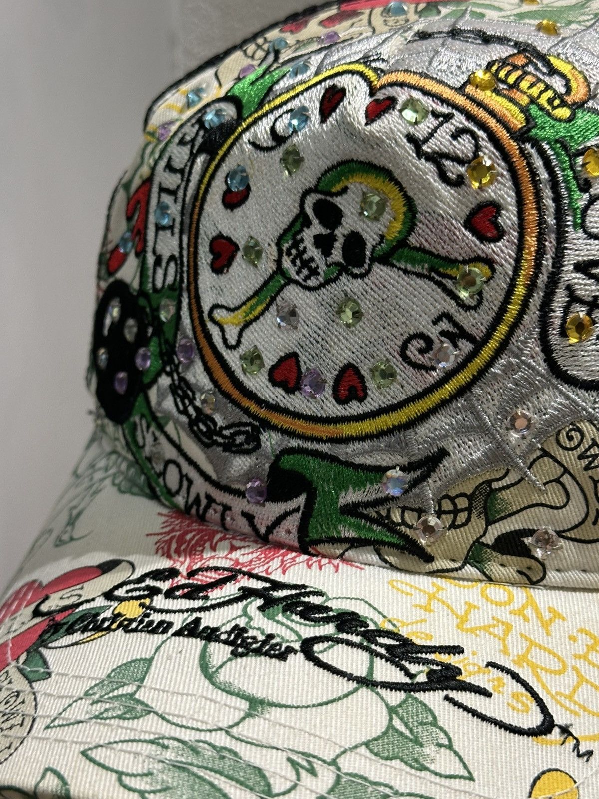Christian Audigier × Ed Hardy Ed Hardy Rhinestone by Christian Audigier Skull Tattoo Size ONE SIZE - 5 Thumbnail