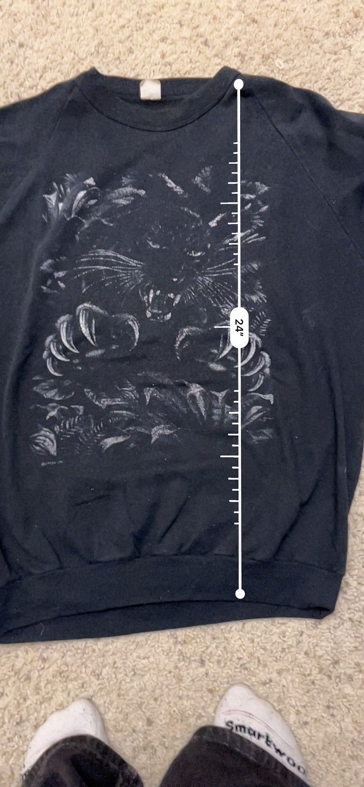 Vintage Sick vintage 90s black panther AOP sweatshirt Size US L / EU 52-54 / 3 - 7 Thumbnail