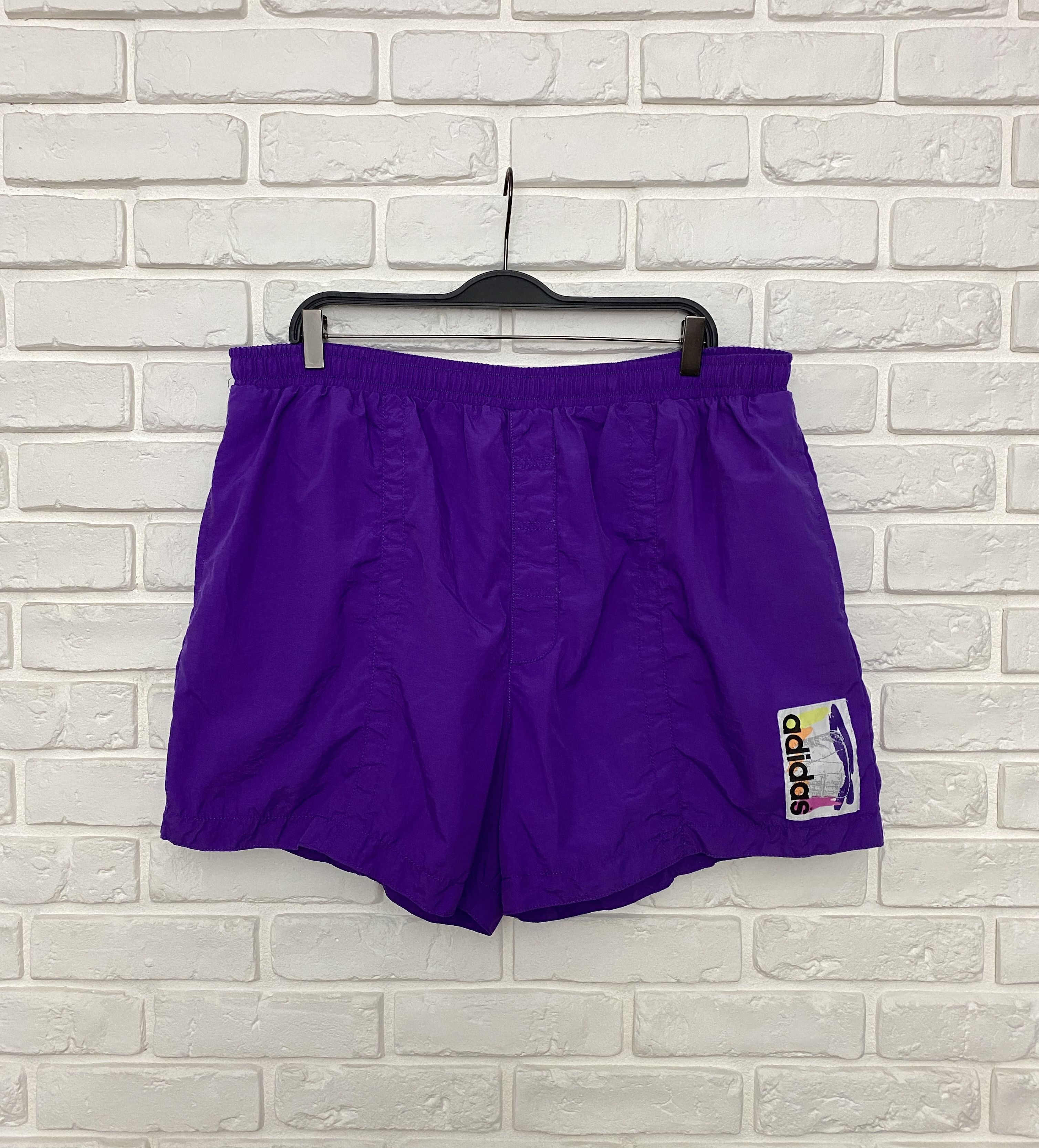 Adidas Retro 90s Adidas Shorts Athletic Running Purple Size XL Size US 36 / EU 52 - 1 Thumbnail