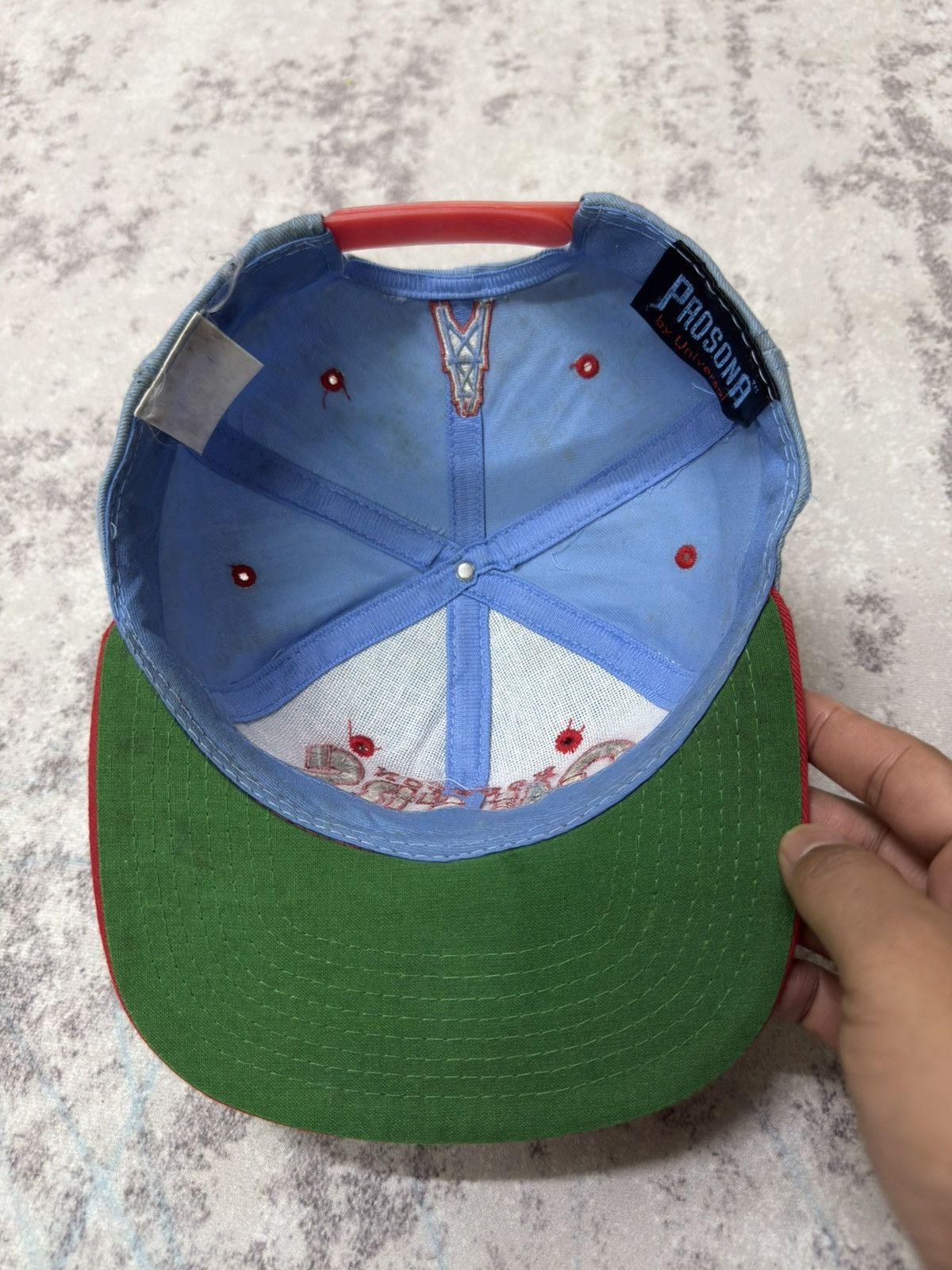 MLB Sun faded🔥🔥Vintage Houston Oilers Snapback Cap Size ONE SIZE - 10 Thumbnail