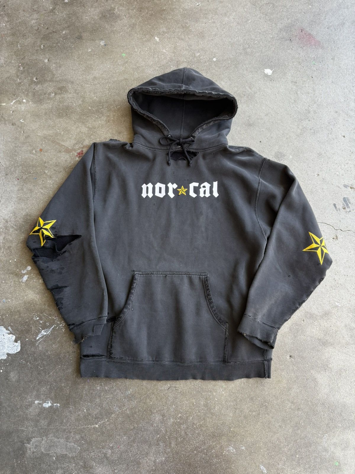 Shorty's Skateboards 90s Thrashed NorCal Star Skate Hoodie Size US L / EU 52-54 / 3 - 2 Thumbnail