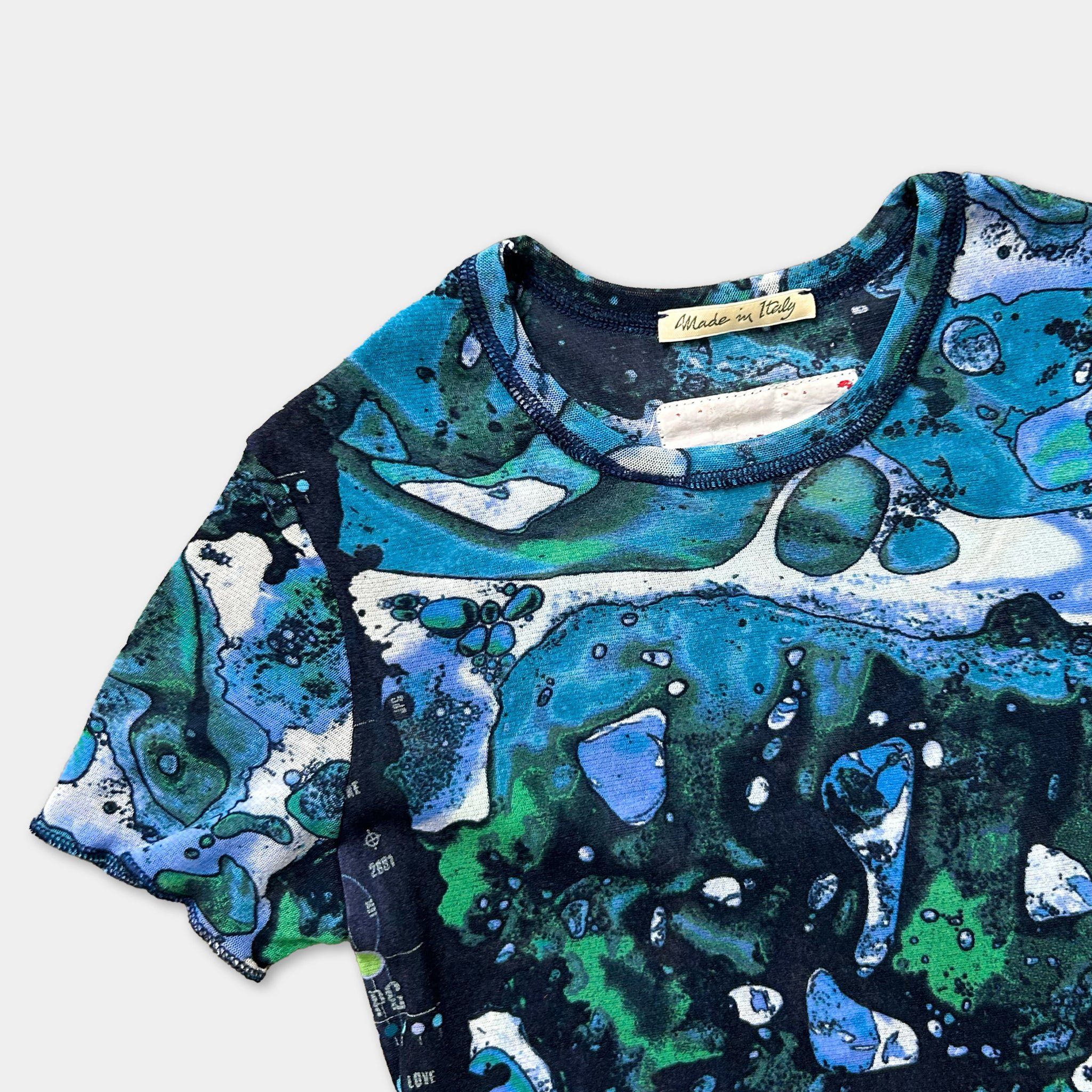 Jean Paul Gaultier Jean Paul Gaultier SS01 Bacteria Mesh Tee Size US M / EU 48-50 / 2 - 3 Thumbnail