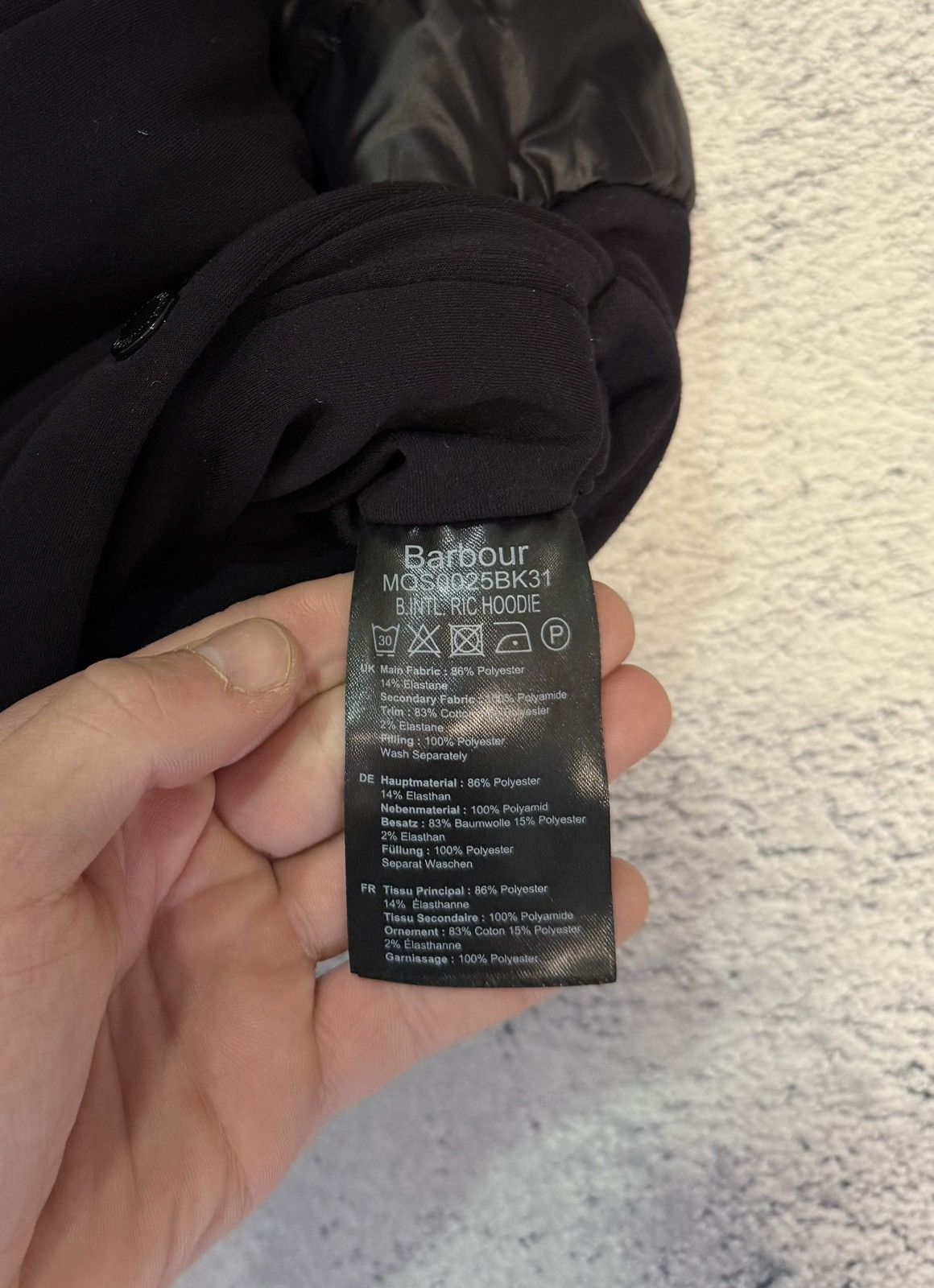 Barbour Barbour International RIC Hoodie Hybrid Jacket L Motorcycle Size US L / EU 52-54 / 3 - 14 Thumbnail