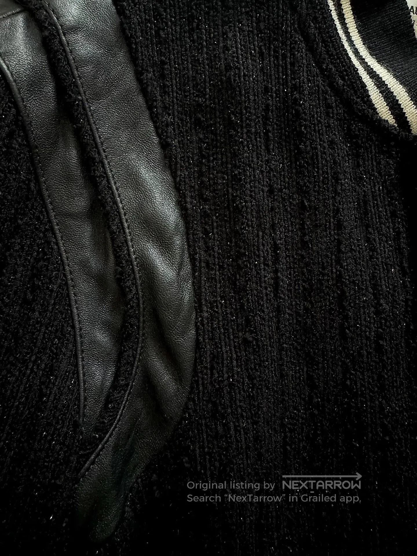 Saint Laurent Paris Saint Laurent Black Varsity Jacket. Size US S / EU 44-46 / 1 - 3 Thumbnail