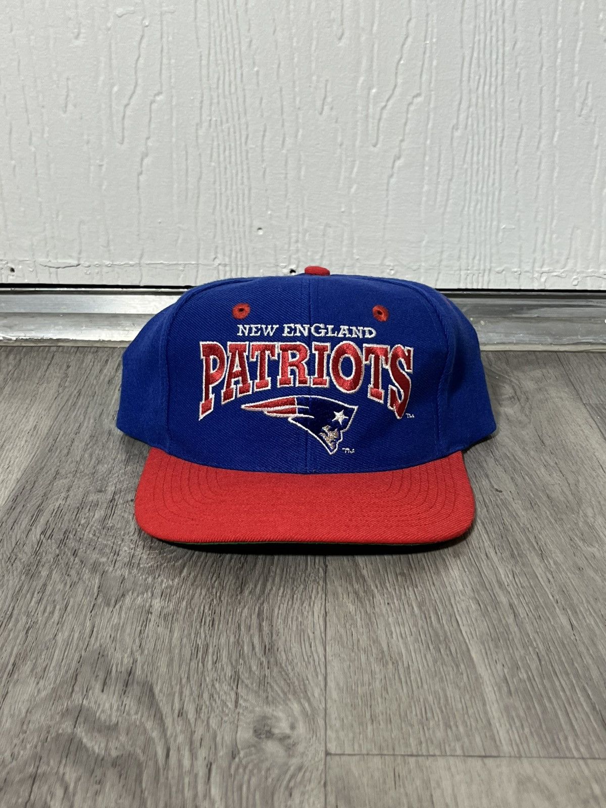 NFL Vintage 90s New England Patriots Logo Snapback Hat Wool 90s Size ONE SIZE - 1 Thumbnail