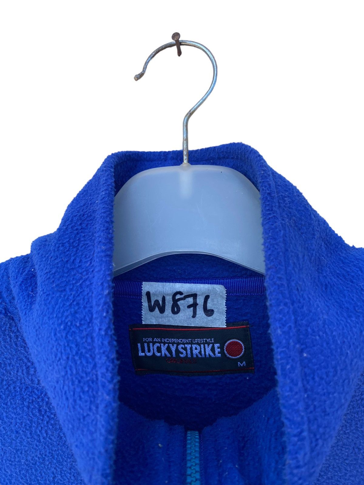 Japanese Brand Vintage Lucky Strike Half Zipper Fleece jacket Size US S / EU 44-46 / 1 - 4 Thumbnail