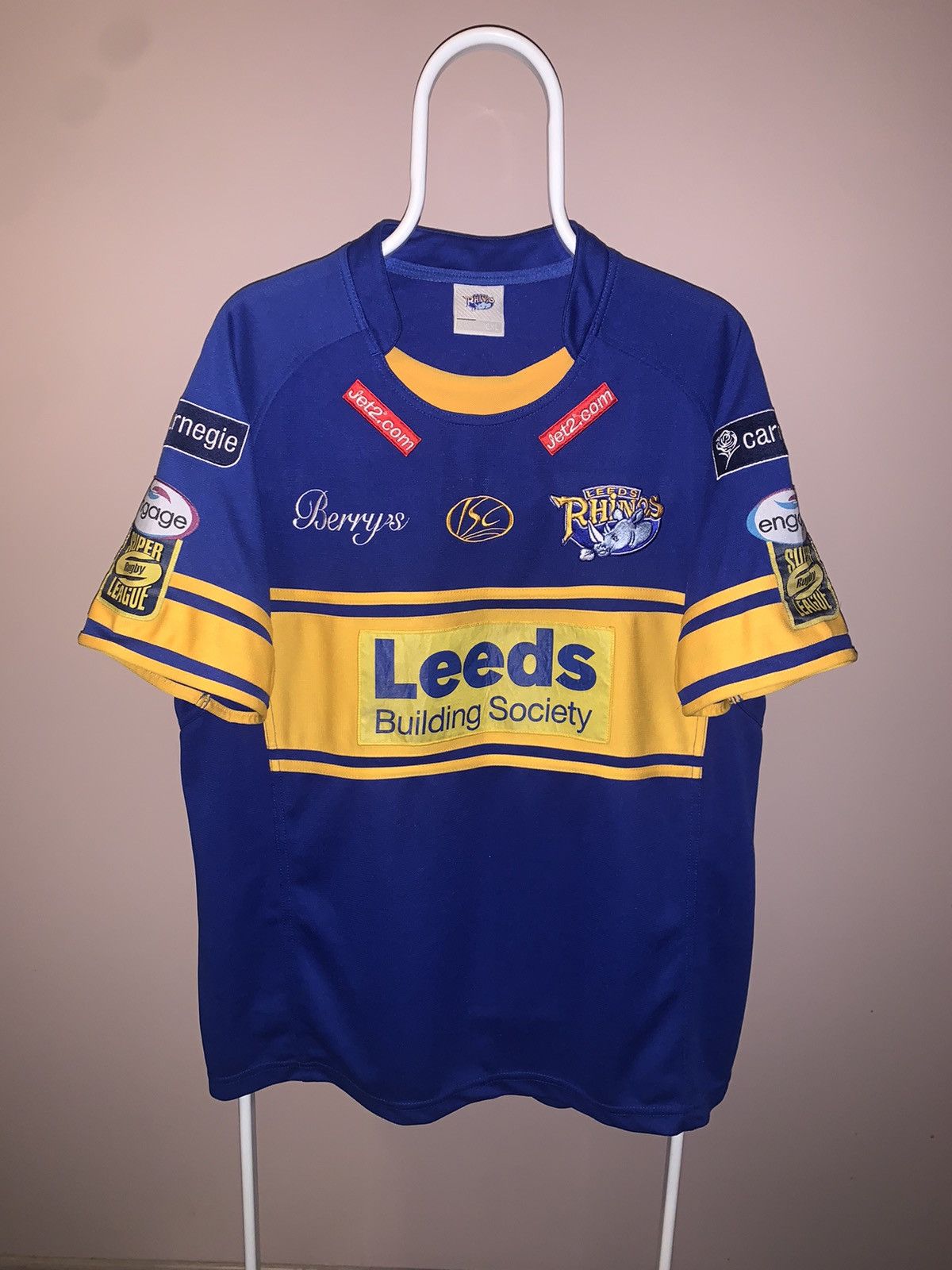 Vintage Leeds rhinos Jersey 2010 super rugby league isc xxl Size US XXL / EU 58 / 5 - 1 Thumbnail