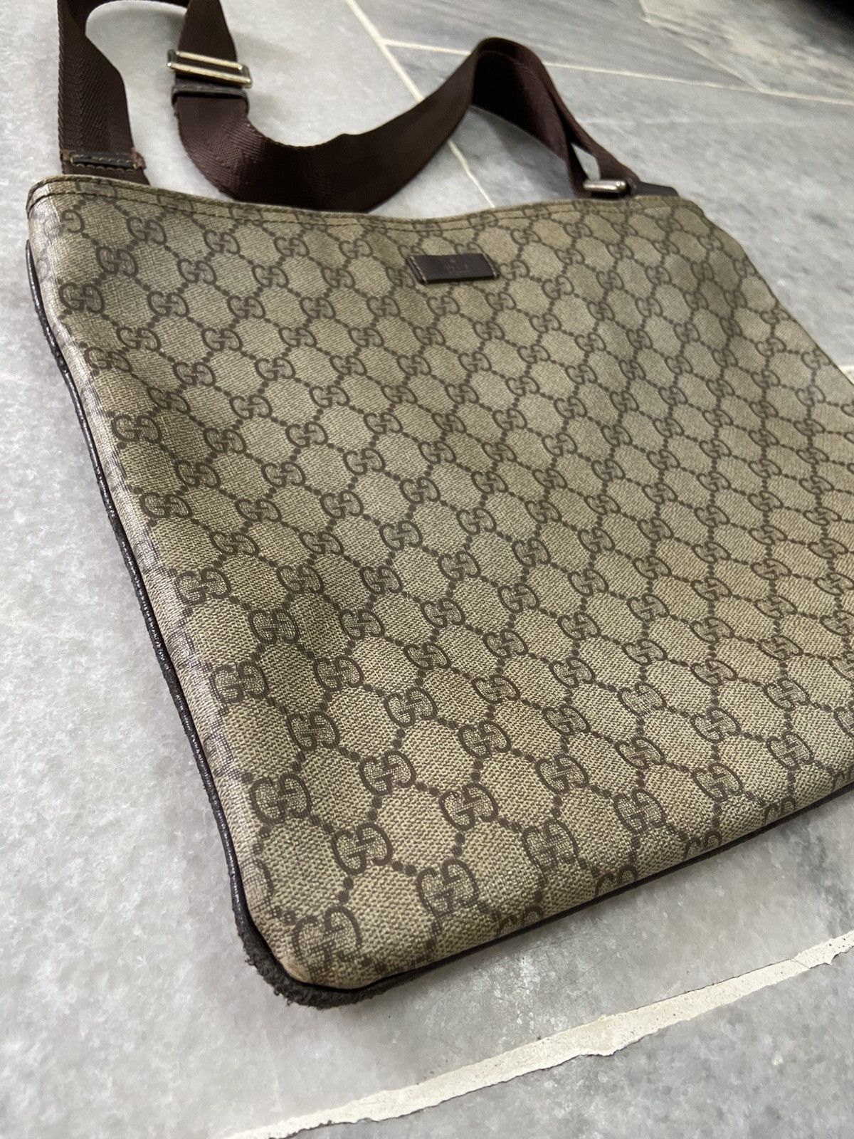 Gucci Gucci GG Supreme Canvas Crossbody Shoulder Bag Size ONE SIZE - 7 Thumbnail
