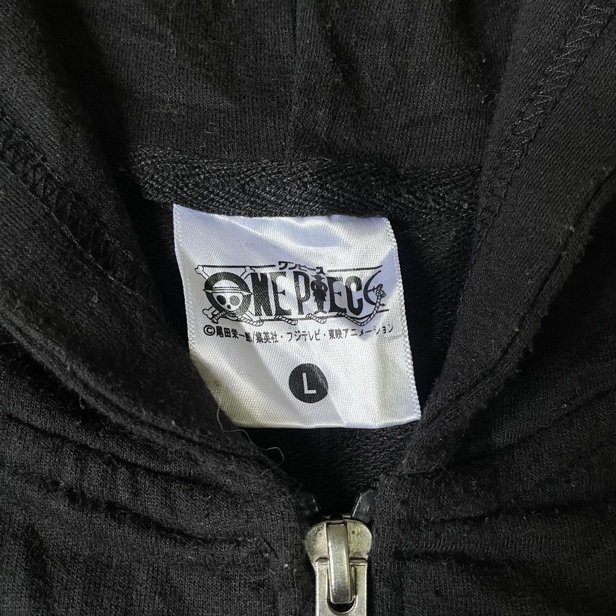 Anime 🔥RARE🔥 PORTGAS D ACE ONE PIECE ANIME MANGA BLACK HOODIE Size US L / EU 52-54 / 3 - 10 Thumbnail