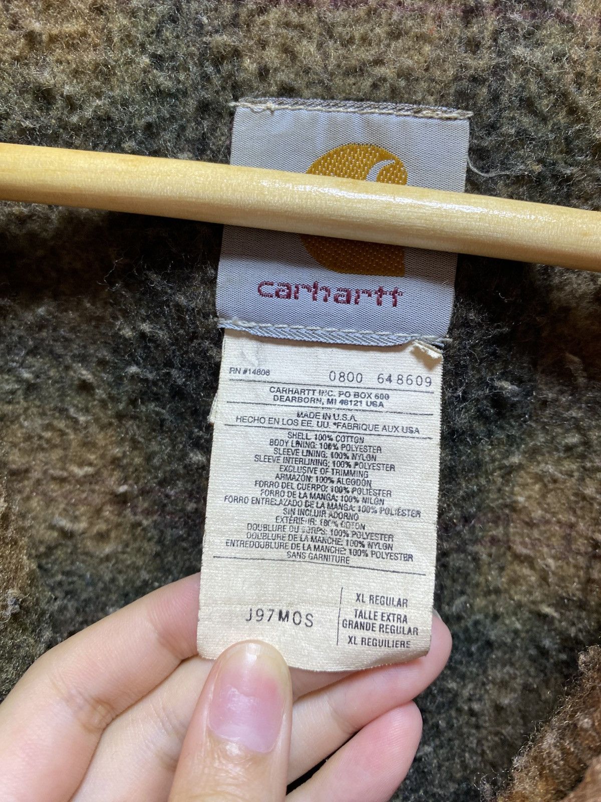 Carhartt Rare Vintage Carhartt Detroit Jacket MOS Green Size US XL / EU 56 / 4 - 5 Thumbnail