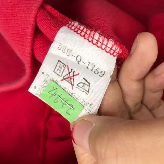 Kenzo Vtg 90’ KENZO GOLF PARIS Minimalist Red Sweatshirt Sweater Size US L / EU 52-54 / 3 - 8 Thumbnail
