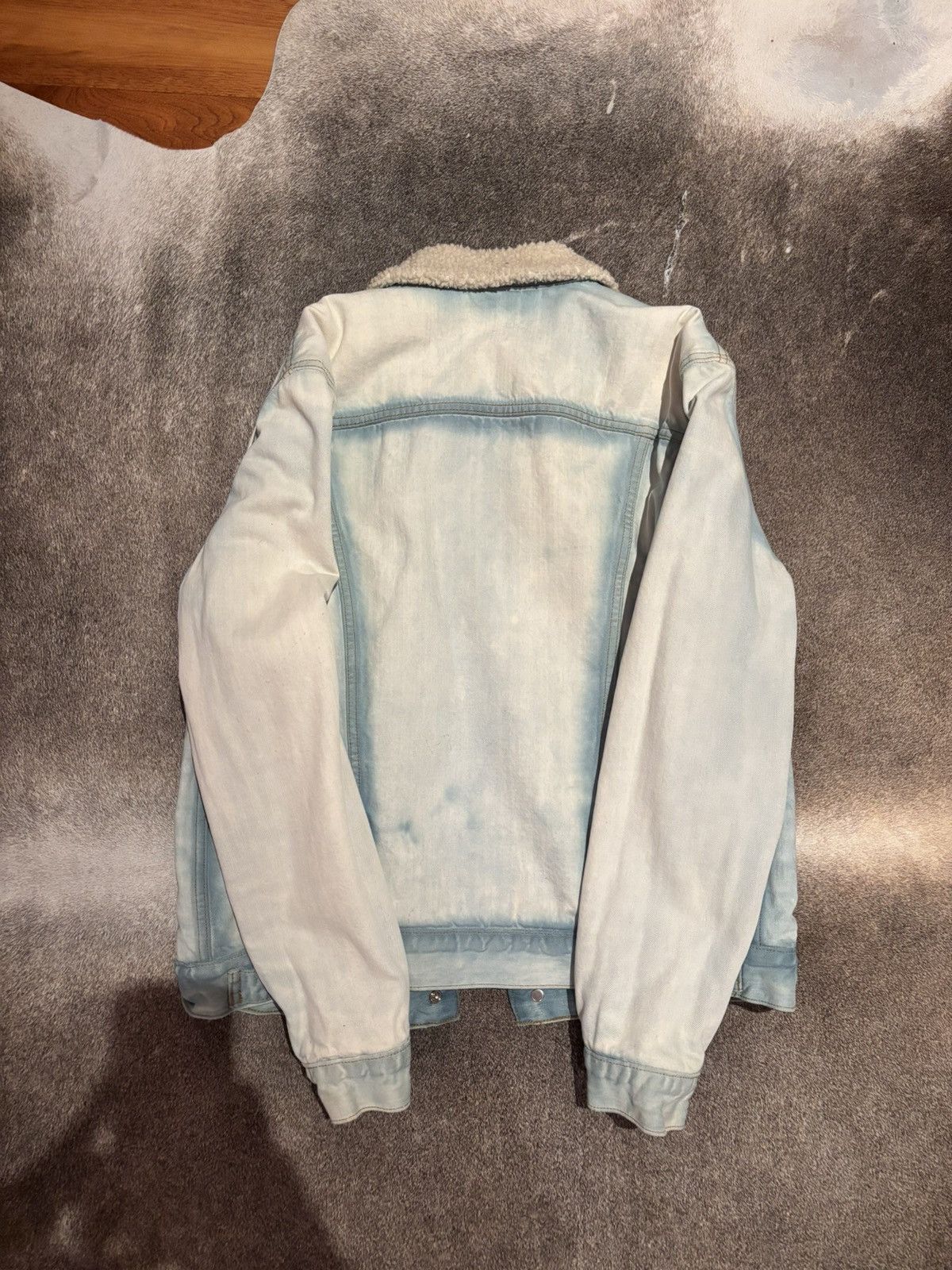 Levi's × Supreme Rare Supreme Levi’s Bleached Sherpa Trucker Jacket Size US M / EU 48-50 / 2 - 6 Thumbnail