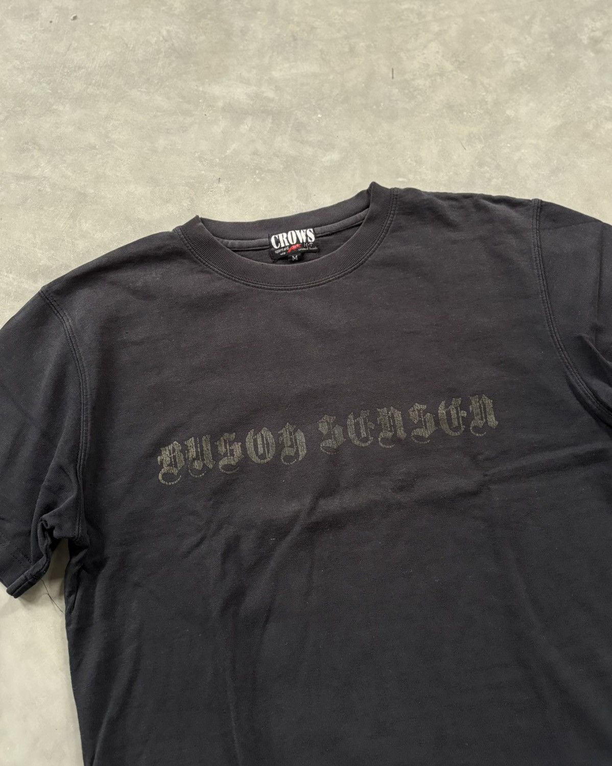 Japanese Brand Vintage Tee Faded Crows Buson Skull Size US L / EU 52-54 / 3 - 3 Thumbnail