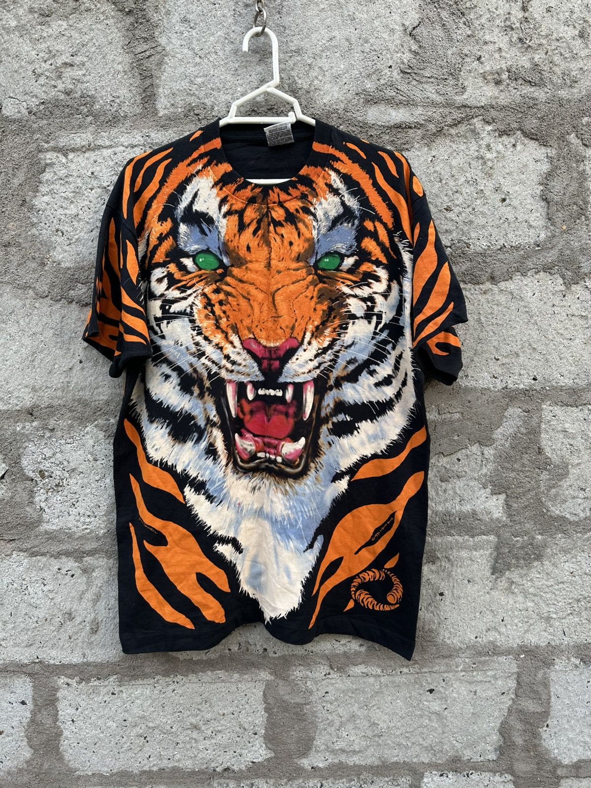 Liquid Blue × Vintage 1995 vintage liquid blue 🐯 AOPT shirt single stich Size US XL / EU 56 / 4 - 1 Thumbnail