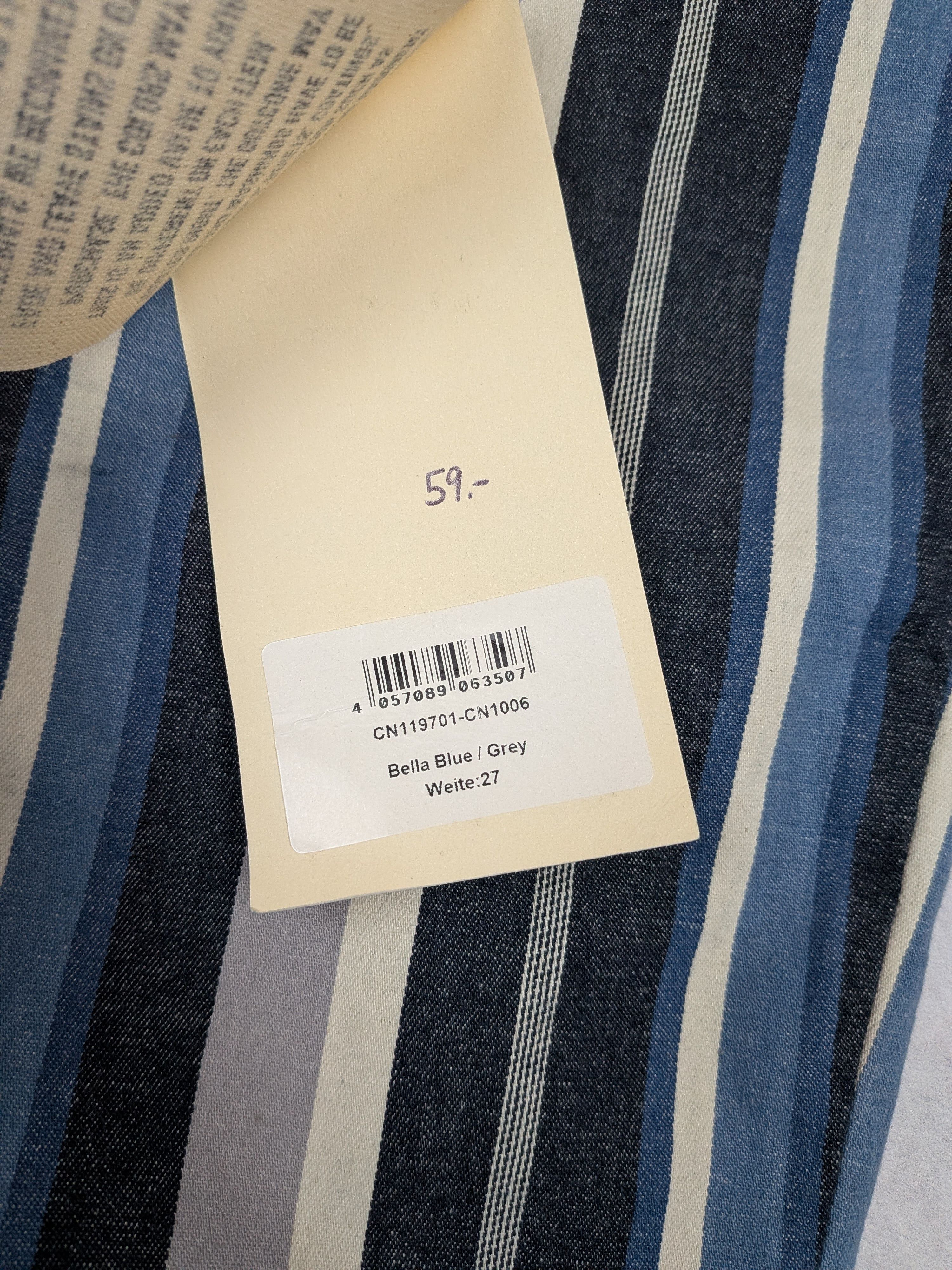 Other COCCARA Women Low Rise Skinny Stripes Jeans Handmade Size 27 Size 27" / US 4 / IT 40 - 10 Thumbnail