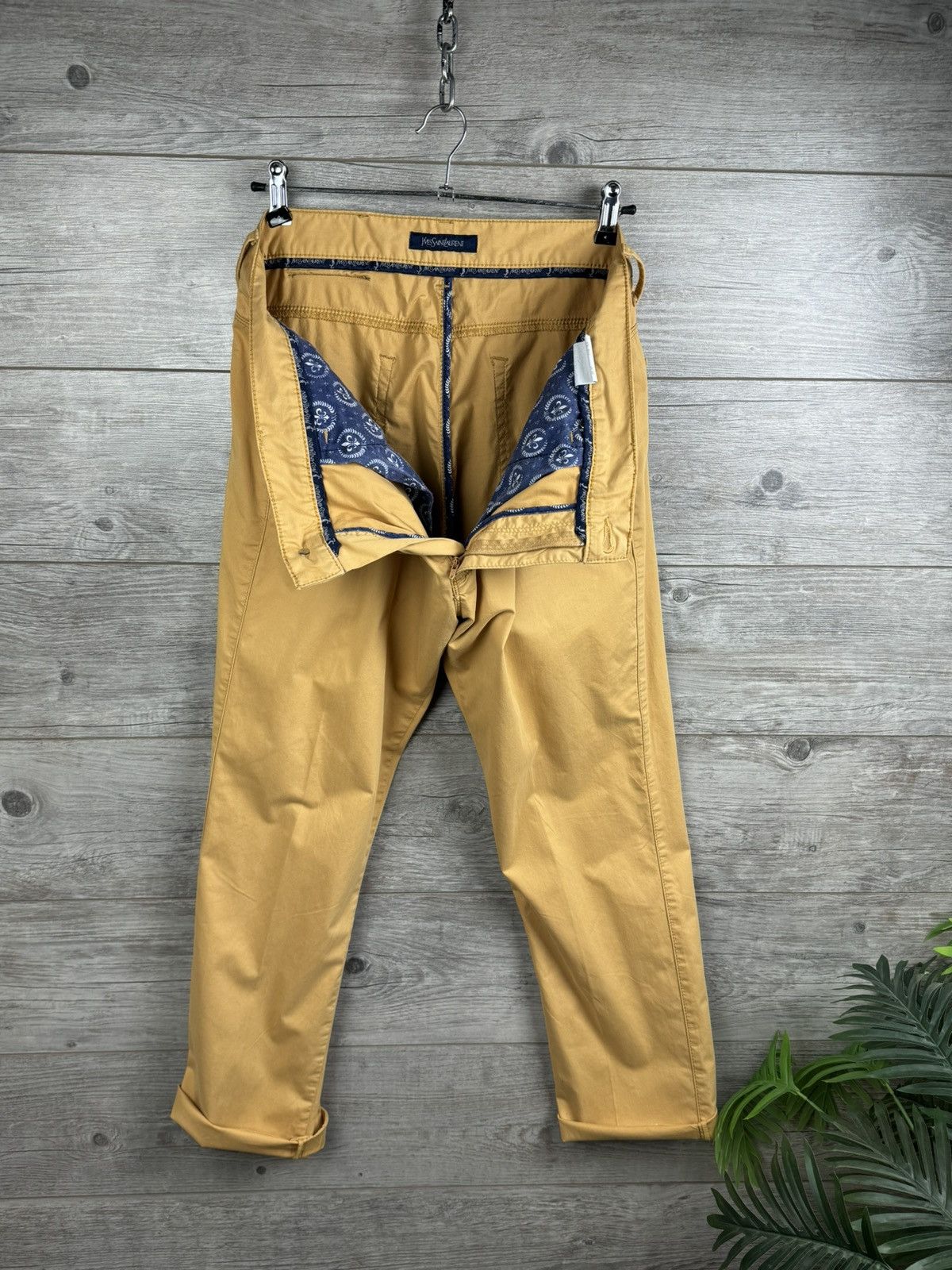 Vintage × Yves Saint Laurent Vintage Casual Pants YSL Yves Saint Lauren Luxury Designs Size US 36 / EU 52 - 14 Thumbnail