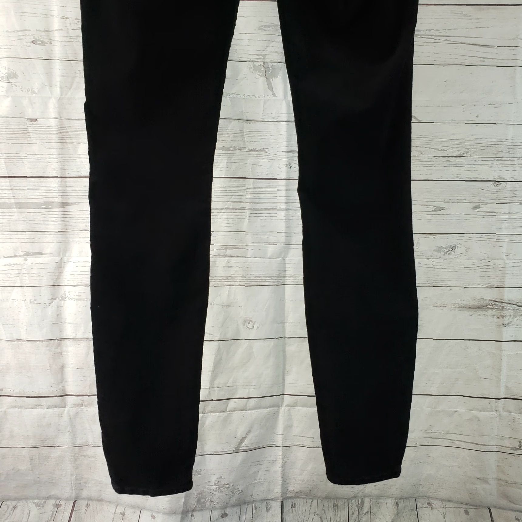 Vintage VINTAGE Kut from the Kloth Womens Pants Skinny Black Velvet Mid Rise 4 Adult Womens Boots? Size 27" / US 4 / IT 40 - 5 Thumbnail