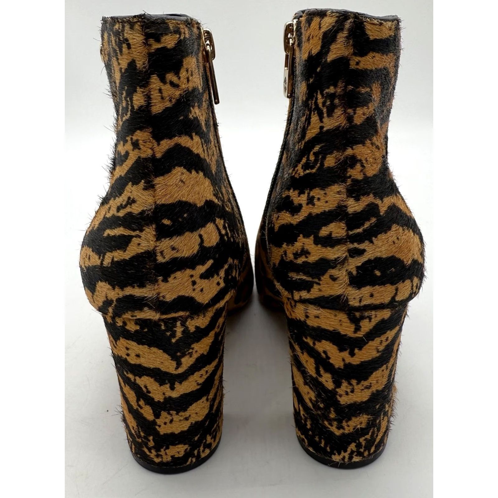 Vintage Antonio Melani Shahn Leopard Calf Hair Ankle Boots Women Size 7.5 M Pointed Toe Boots Size US 8 / IT 38 - 5 Thumbnail