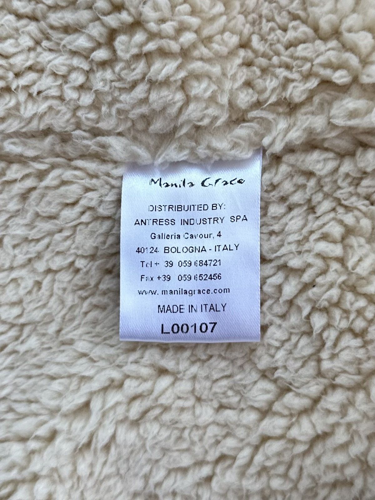 Other Manila Grace Luxury Fur Jacket Coat Sherpa Women's Size 44 Size M / US 6-8 / IT 42-44 - 9 Thumbnail