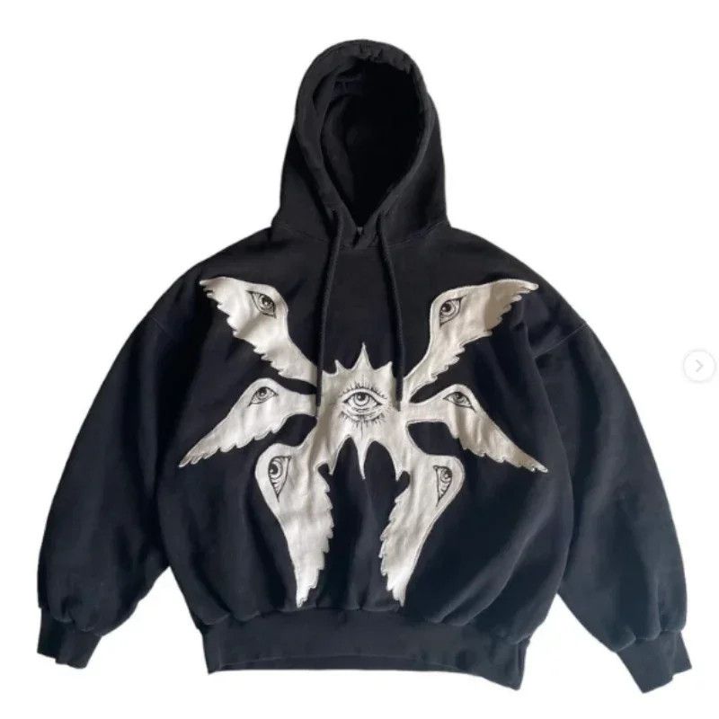 Japanese Brand × Vintage Vintage Hoodies Gothic Pattern Size US L / EU 52-54 / 3 - 1 Thumbnail