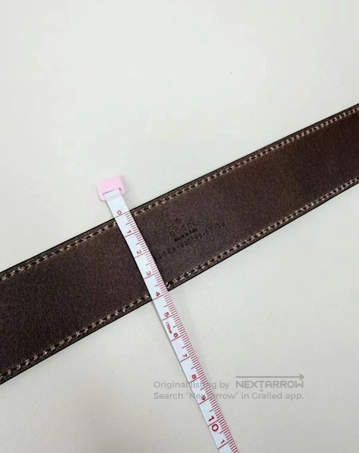 Gucci Black Leather Belt with Silver Buckle. Size ONE SIZE - 5 Thumbnail