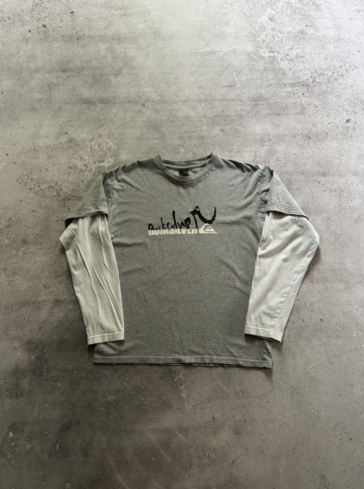 Quiksilver × Vintage Vintage Y2K Quiksilver Boarding Skate Raglan Long Sleeve Size US L / EU 52-54 / 3 - 1 Thumbnail