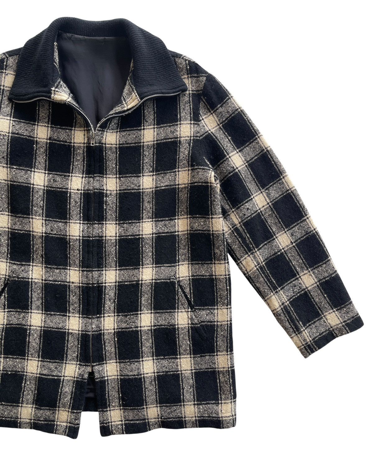 Y's for Men AW1992 Yohji Yamamoto Zip Up Tartan Blouson Jacket Size US L / EU 52-54 / 3 - 7 Thumbnail