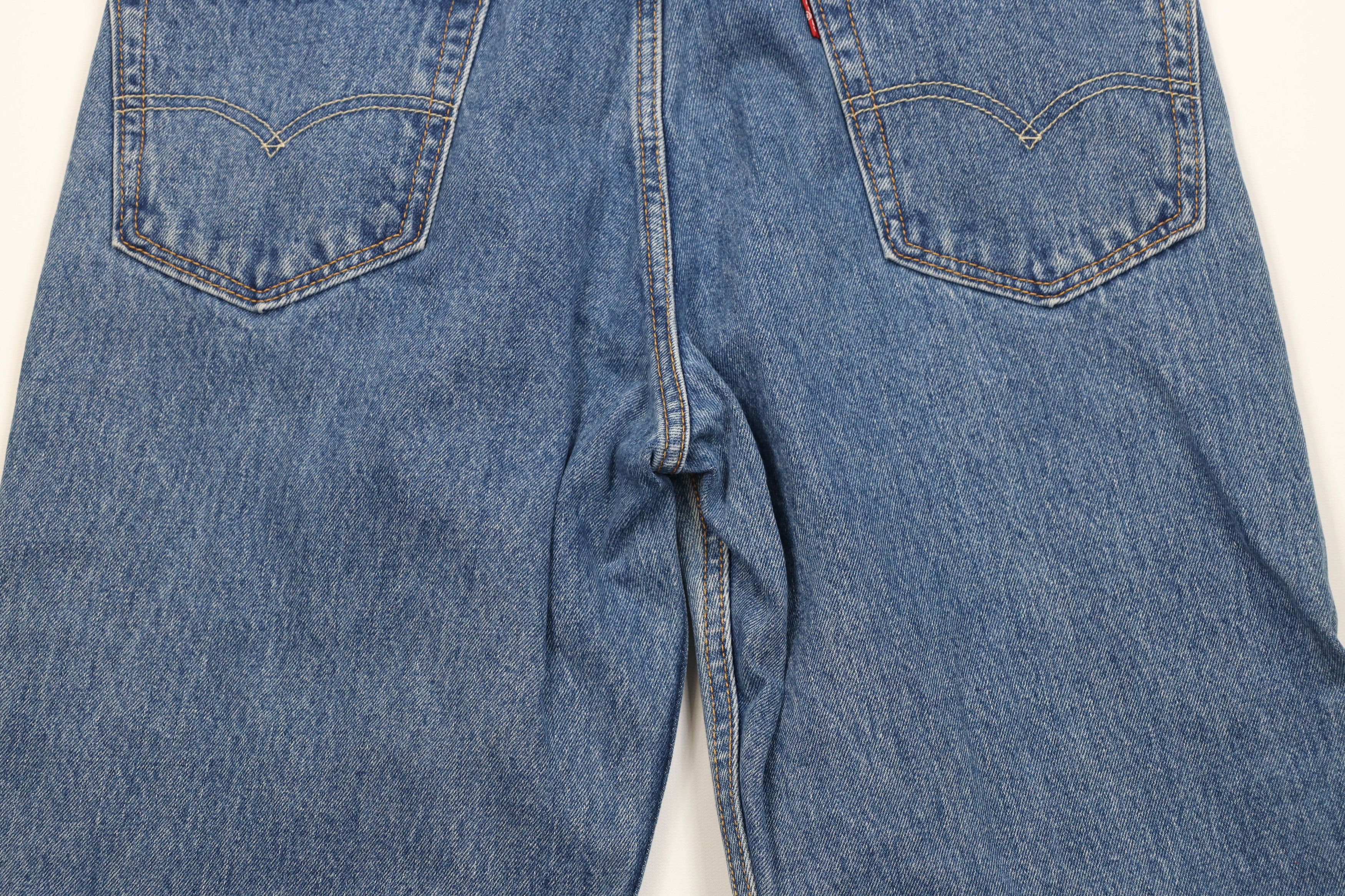Levi's Vintage Y2K Levis 550 Relaxed Fit Denim Jeans Blue Cotton Size US 34 / EU 50 - 12 Thumbnail