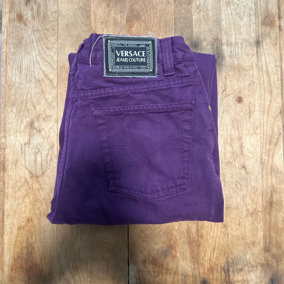 Versace Jeans Couture VINTAGE PURPLE VERSACE JEANS COUTURE JEANS Size US 28 / EU 44 - 1 Thumbnail