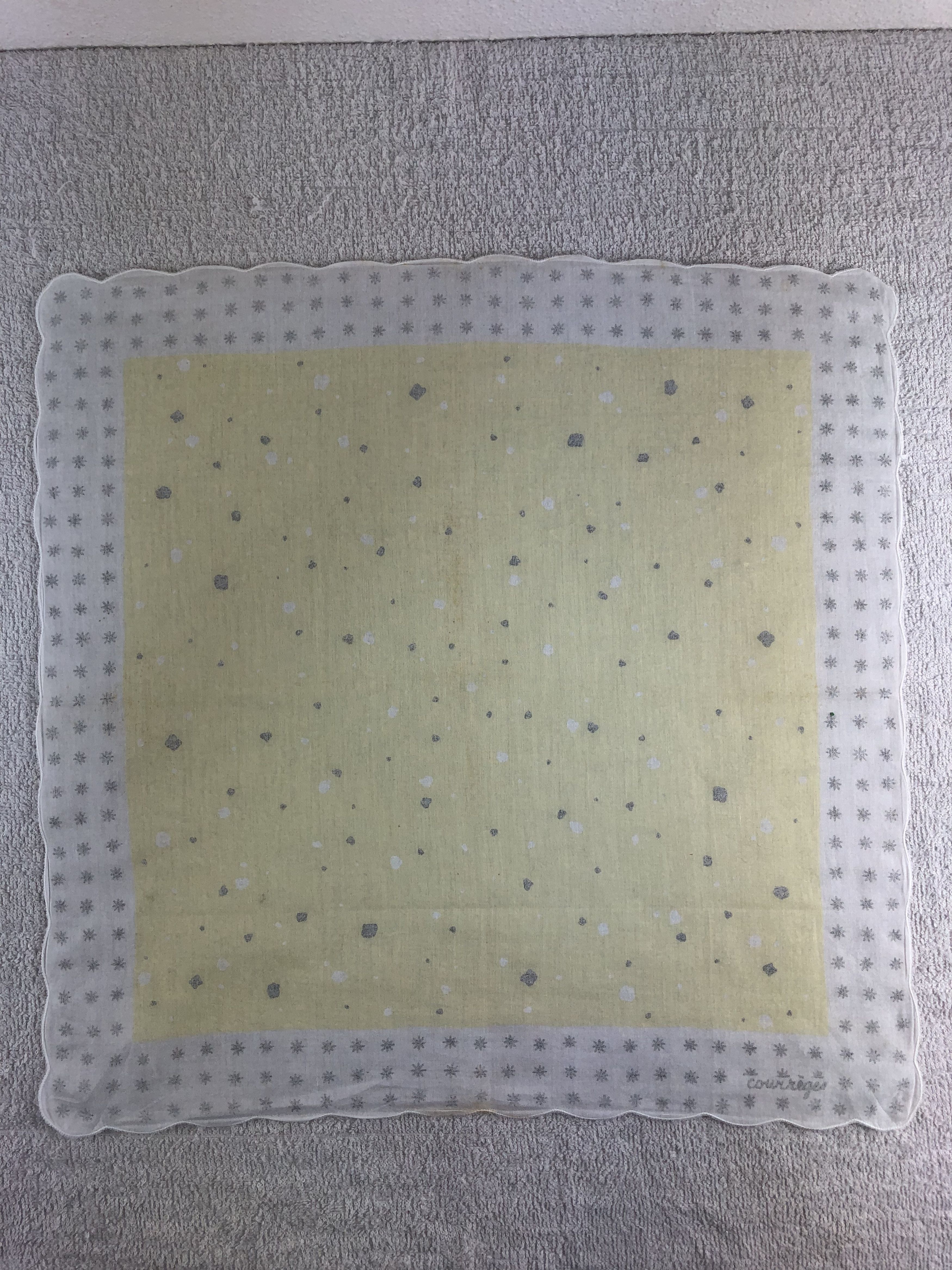 Courreges Courreges Handkerchief / Bandana / Neckerchief C268 Size ONE SIZE - 3 Thumbnail