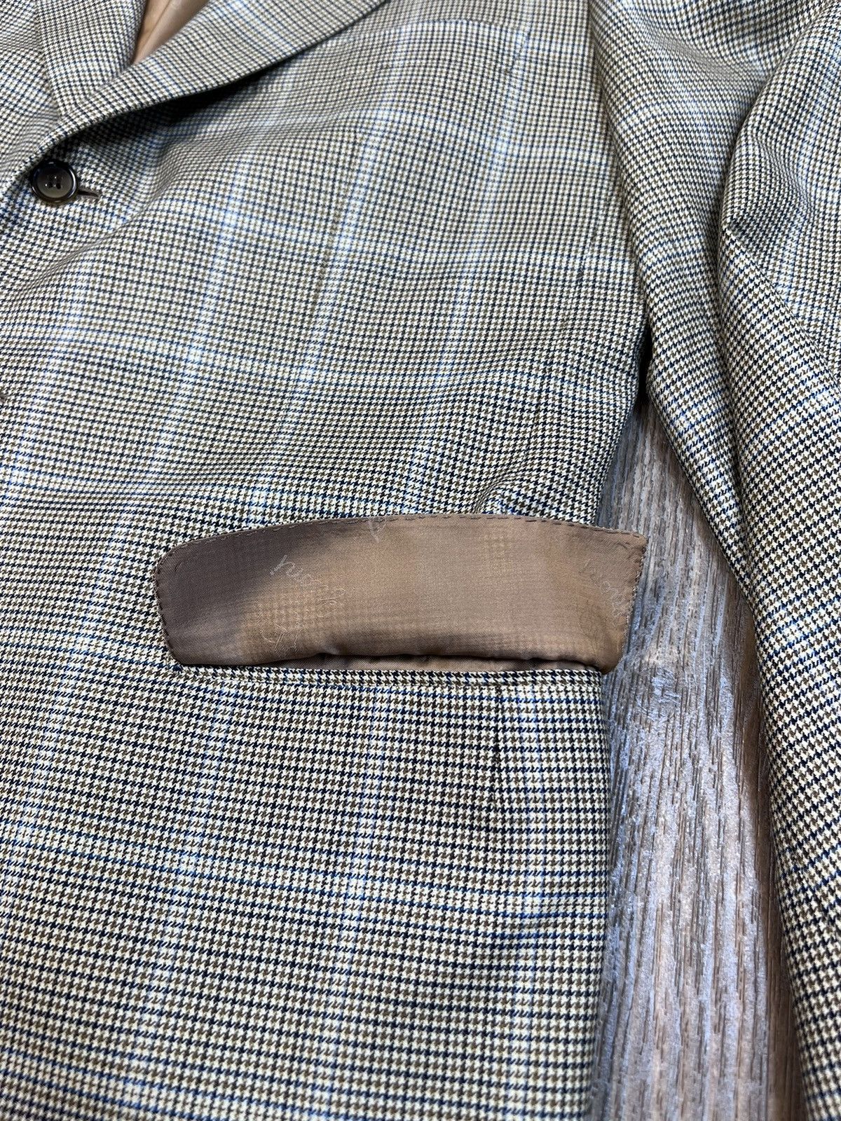 Brioni Brioni Parigi Wool Grey Checked Blazer Jacket size 50 Size 50S - 9 Thumbnail