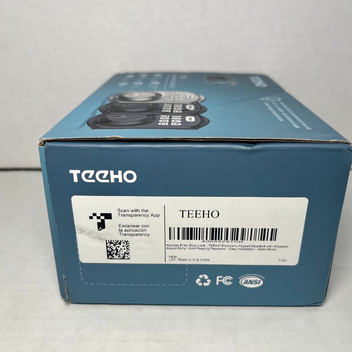 Other TeehoTE001 Keyless Entry Keypad Digital Deadbolt SatinNickel Size ONE SIZE - 3 Thumbnail