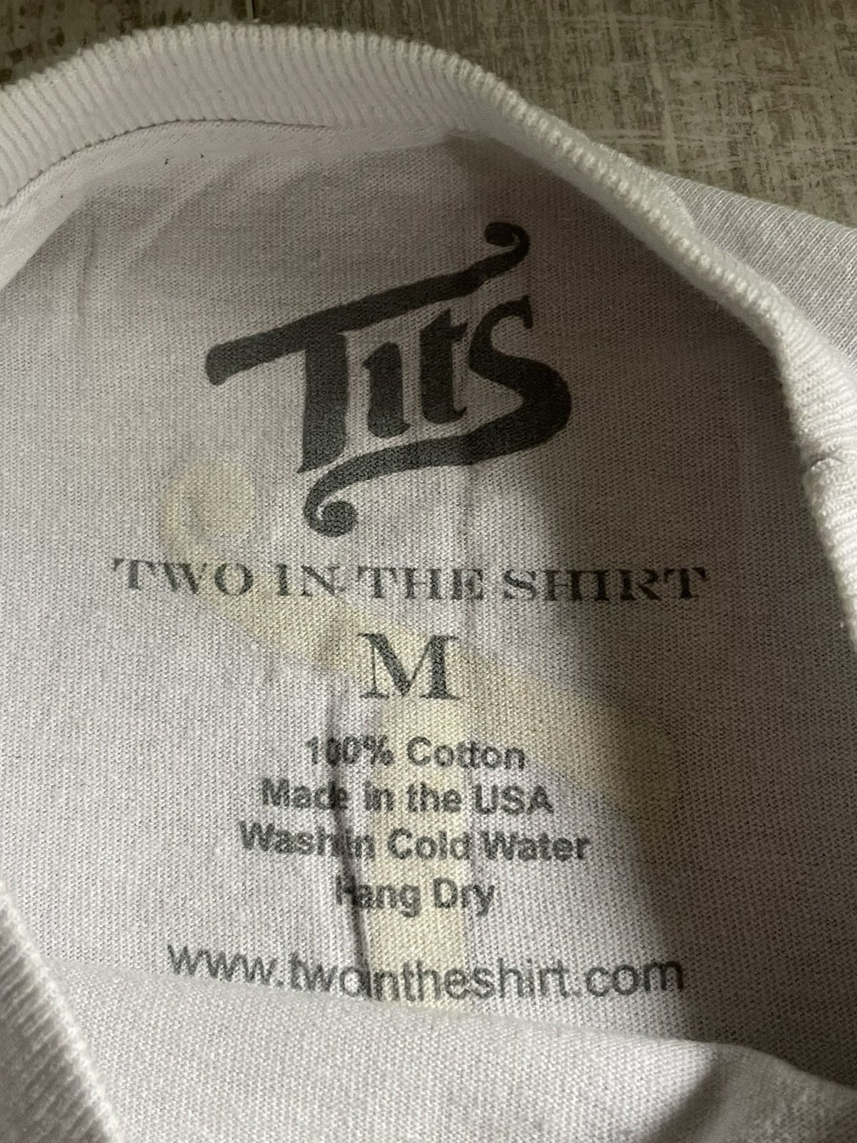 Designer Tits Vintage Y2K Sexy Girl T-Shirt Archive Wircy USA RARE Size US M / EU 48-50 / 2 - 7 Thumbnail