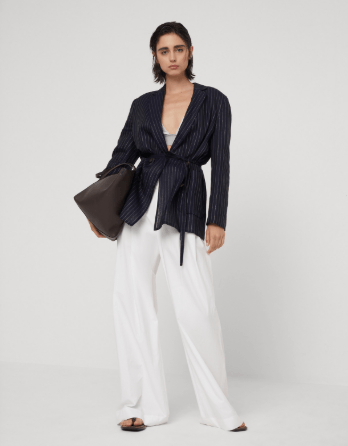 Brunello Cucinelli o1la1rc1a0425 Pants in White Size 27" / US 4 / IT 40 - 4 Thumbnail